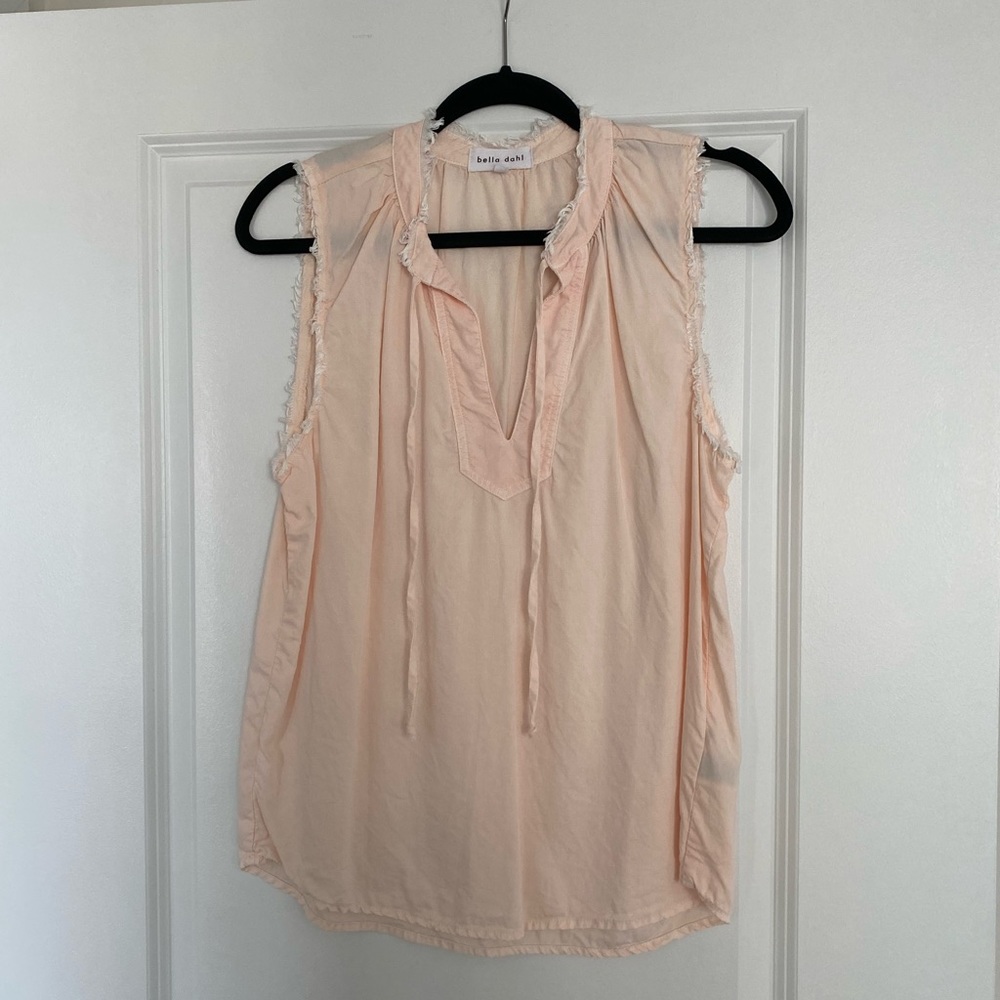 NWOT Pastel Orange Bella Dahl Top